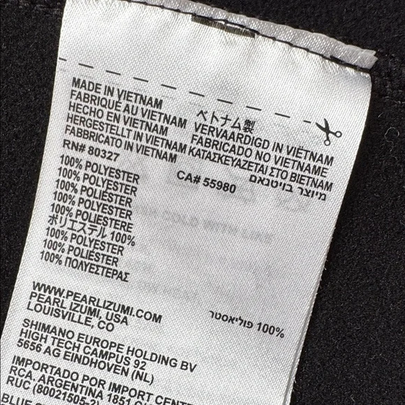 New: Women’s Pearl Izumi Black Softshell & Fleece Lined Cycling Jacket - Picture 9 of 9